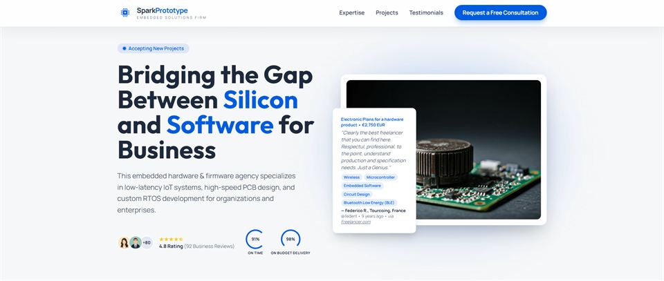 SparkPrototype Portfolio Website